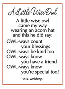 Little Wise Owl - Worry Stone - - The Country Christmas Loft