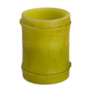 3X4 Carved Bamboo Texture Wax LED Candle - The Country Christmas Loft