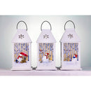 B/O Lit Lantern - Snowman - - The Country Christmas Loft