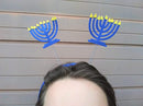 Springy Headband with Felt Menorah - The Country Christmas Loft