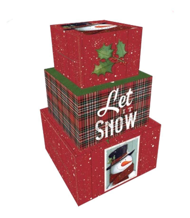 Cookie Tower Gift Box Set - Let It Snow