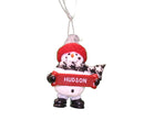 Cozy Snowman Ornament (Letters G - R) - - The Country Christmas Loft