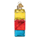 Building Blocks Glass Ornament - The Country Christmas Loft