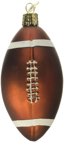 Old World Christmas Football Glass Ornament - The Country Christmas Loft