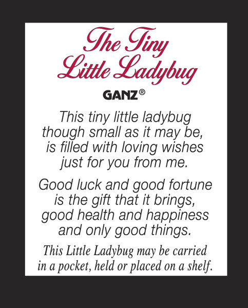 Tiny Little Ladybug Charm - The Country Christmas Loft