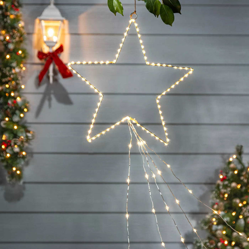 15" Electric Shooting Star with 16" Lighted tails - The Country Christmas Loft