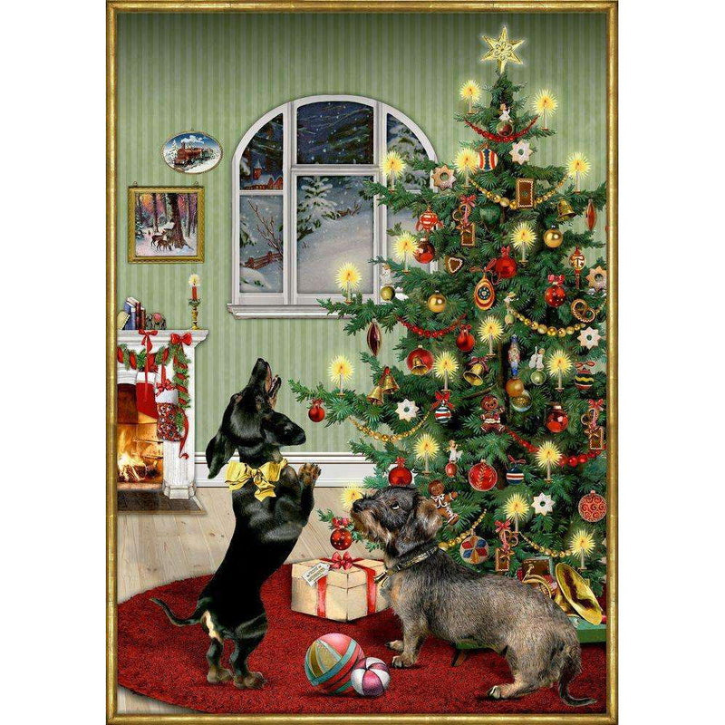 Festive Dogs Large Advent Calendar - The Country Christmas Loft