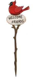 Wooden Cardinal  Holiday Picks - - The Country Christmas Loft