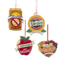 Health Food Ornament -  Gluten Free - The Country Christmas Loft