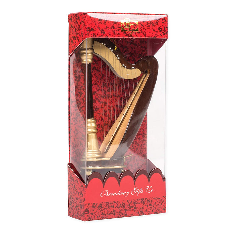 Harp Ornament 4.5 inch - The Country Christmas Loft