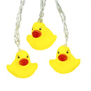 10-Light Yellow Duck Warm White LED Light Set - The Country Christmas Loft