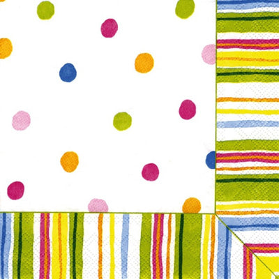 Smart Dots Luncheon Napkin - The Country Christmas Loft