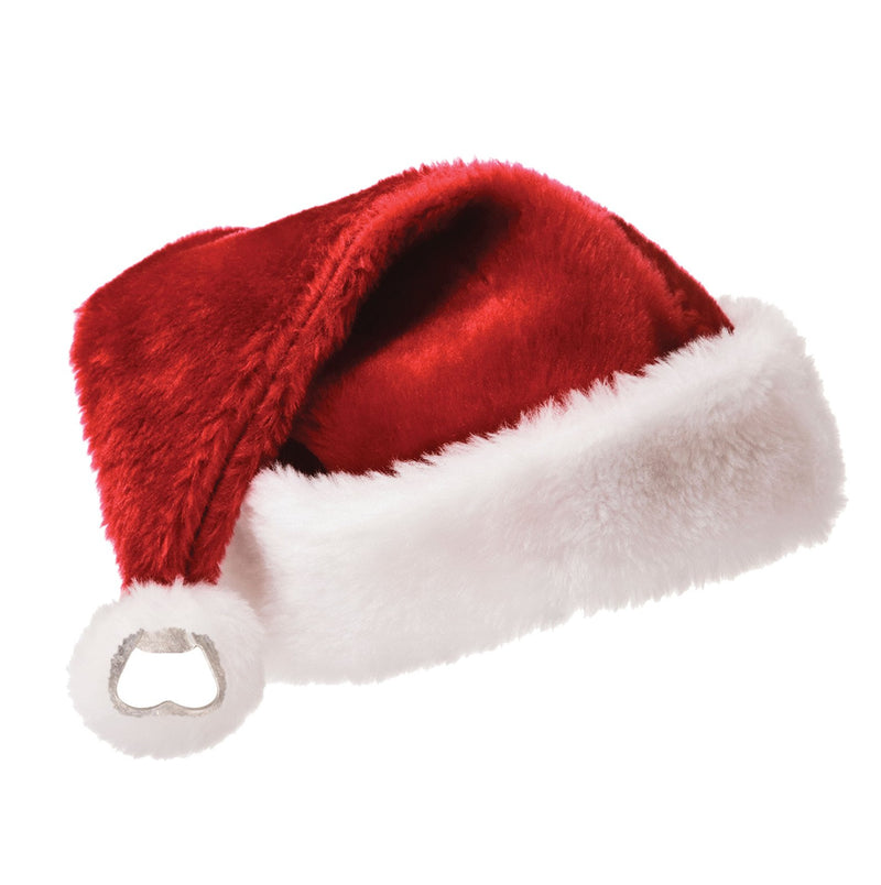 Red and White  Santa's Bottle Cap Hat - The Country Christmas Loft