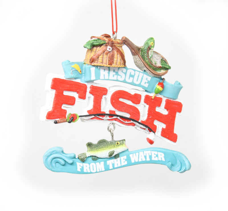 I Rescue Fish from the Water Ornament