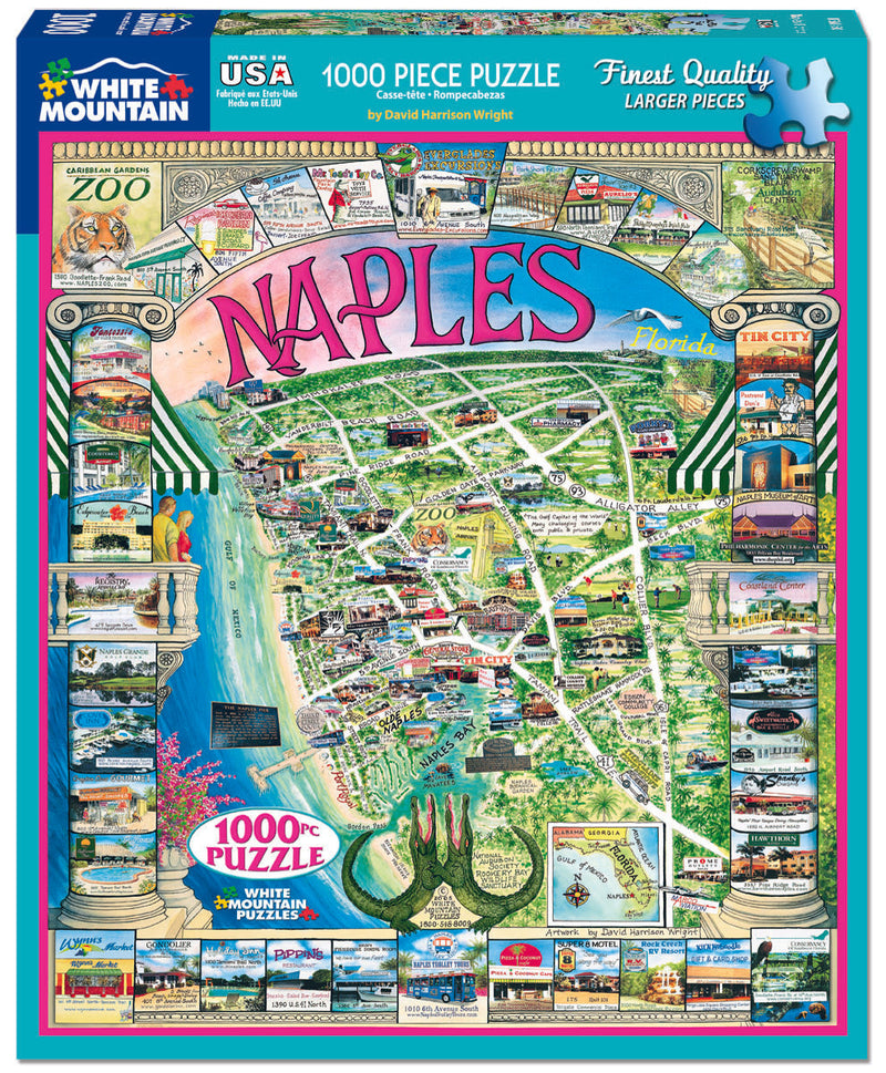 Naples, FL - 1000 Piece Puzzle - The Country Christmas Loft
