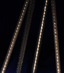 LED Cascade Icicle Light - Warm White/White wire 4 Lights - The Country Christmas Loft