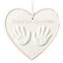 Hands in Heart Babies First Christmas - Pink - The Country Christmas Loft