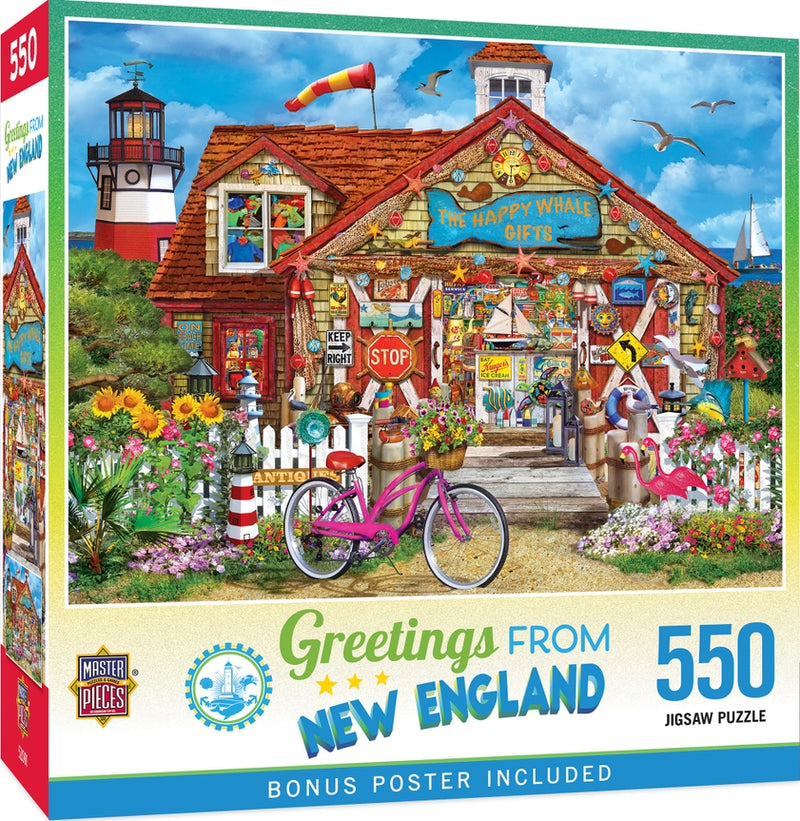 Greetings from New England - 550 Piece Puzzle