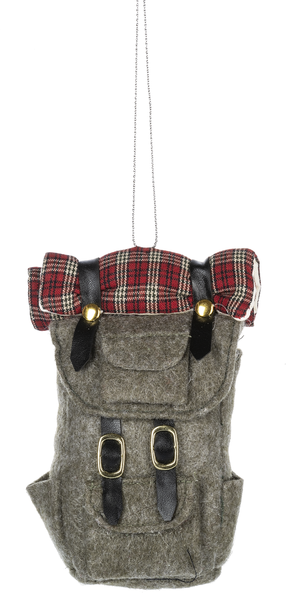 Backpack Ornament - - The Country Christmas Loft