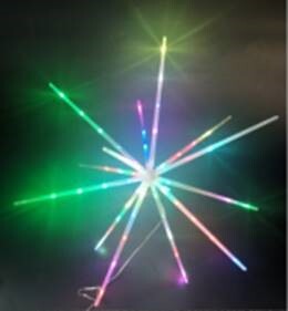 20 Inch LED Starburst -  Multicolor - The Country Christmas Loft