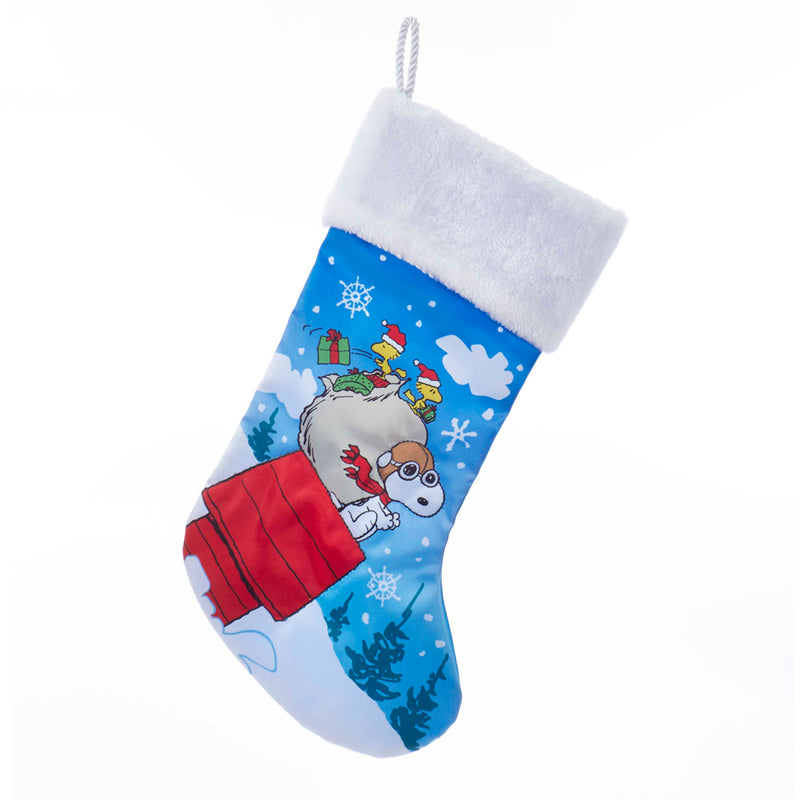 Peanuts Snoopy - The Flying Ace - Stocking - The Country Christmas Loft