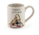 I Licked It Christmas Dog Mug - The Country Christmas Loft