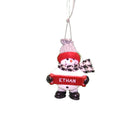 Cozy Snowman Ornament (Letters A - F) - - The Country Christmas Loft