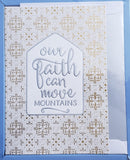 Holiday Luxury Religious Favorites 18 Card Box - Our faith can move Mountains - The Country Christmas Loft