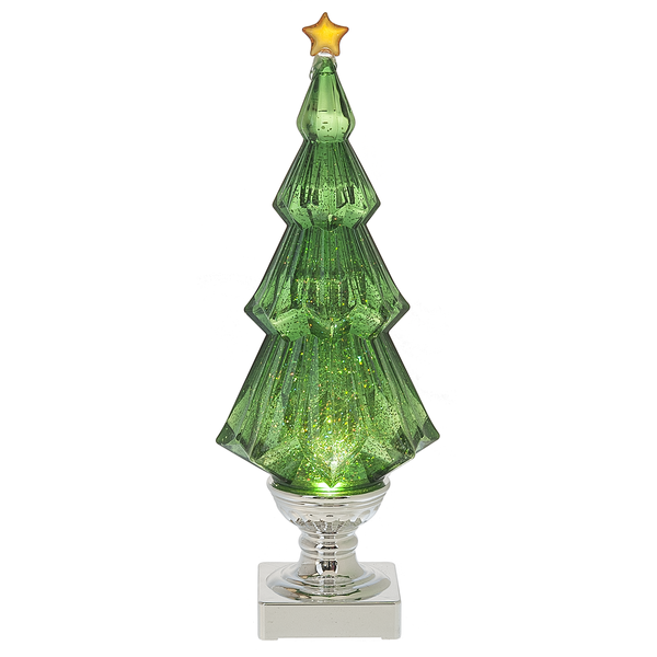 Lighted LED Shimmer Green Tree - The Country Christmas Loft