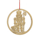 Wooden Holiday Icon Ornament - Ring - Nutcracker - The Country Christmas Loft