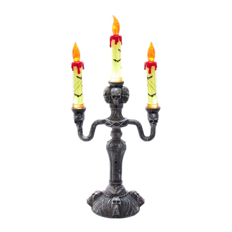 Battery-Operated Halloween LED Candelabra - 15 Inch - The Country Christmas Loft