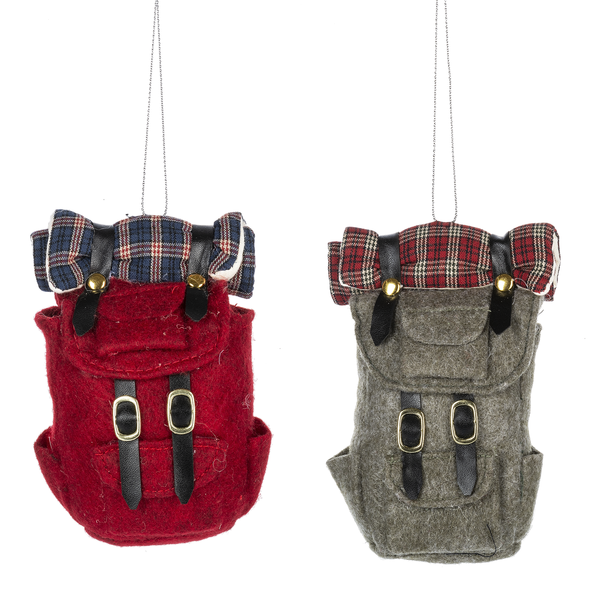 Backpack Ornament - - The Country Christmas Loft