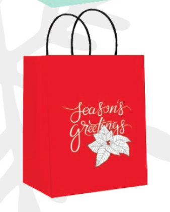 Kraft Large Christmas Gift Bag - Season's Greetings - The Country Christmas Loft