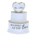 Wedding Cake with Heart Christmas Ornament - The Country Christmas Loft