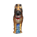 German Shepherd Glass Ornament - The Country Christmas Loft
