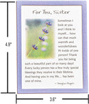 Easel-back Print with Magnet - Foy you, Sister - The Country Christmas Loft