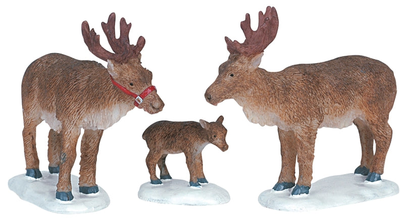 Reindeer - Set of 3 - The Country Christmas Loft