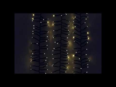 1000-Light Warm White LED Cluster Light Set - The Country Christmas Loft