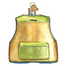 Old World Christmas Fishing Vest  Ornament - The Country Christmas Loft