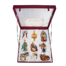 Old World Christmas Nativity Collection Glass Ornaments Set Of 9 - The Country Christmas Loft