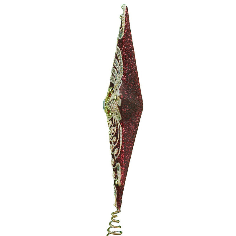 Regal Red and Platinum Star Treetop - 16 Inch