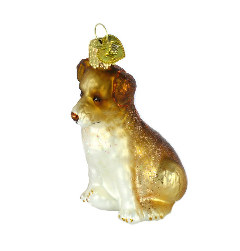 Old World Christmas Shepherd Puppy Christmas Ornament - The Country Christmas Loft