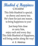 Bluebird of Happiness Charm - The Country Christmas Loft