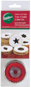 Wilton 7 Piece Round Linzer Cutter Set - The Country Christmas Loft