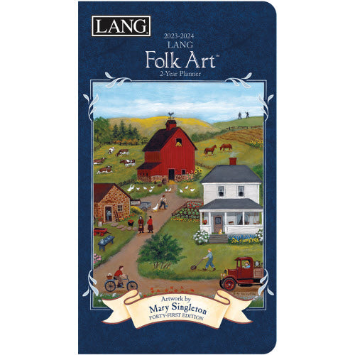 Lang Folk Art 2023 Two Year Planner - The Country Christmas Loft
