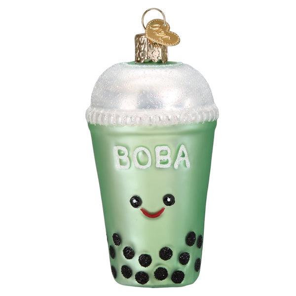 Old World Christmas Boba Tea Ornament - The Country Christmas Loft
