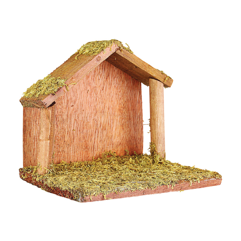 Department 56 - Wooden Creche 5 Inch - The Country Christmas Loft