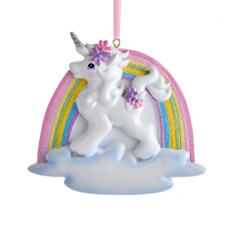 4.5 Inch Unicorn Rainbow Ornament - The Country Christmas Loft