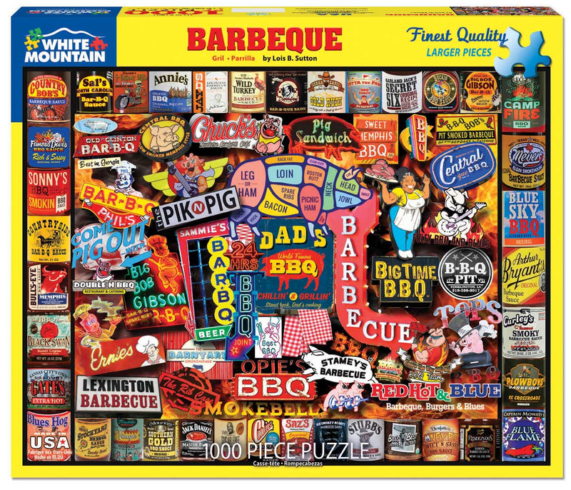 Barbeque - 1000 Piece Jigsaw Puzzle - The Country Christmas Loft