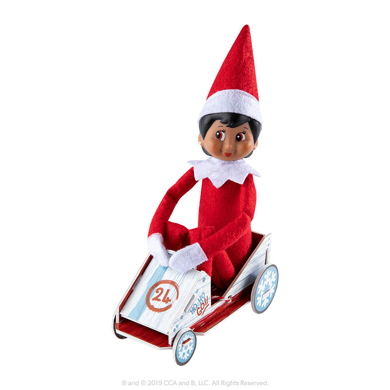 Orna-moments Scout Elf Racer - The Country Christmas Loft